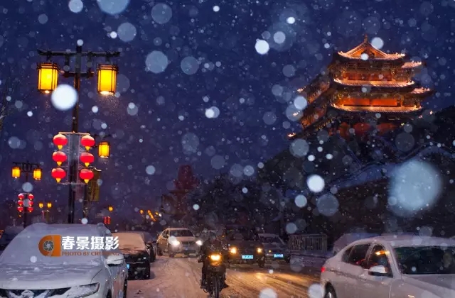 大同2018年的第一次與雪的邂逅，大同你太美了！